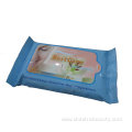 Push Clean Single Pouch Raw Material Wet Wipes